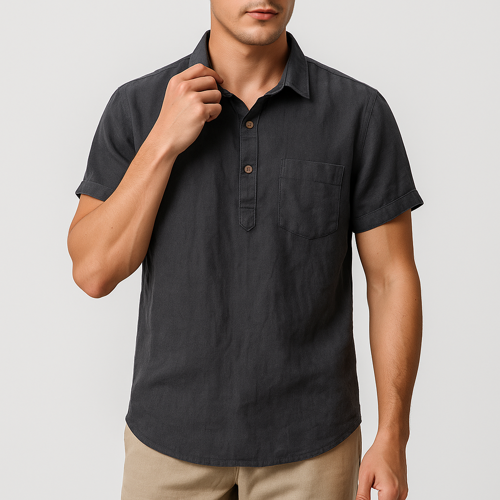 Marchmel | Homme Polo en Lin Classique