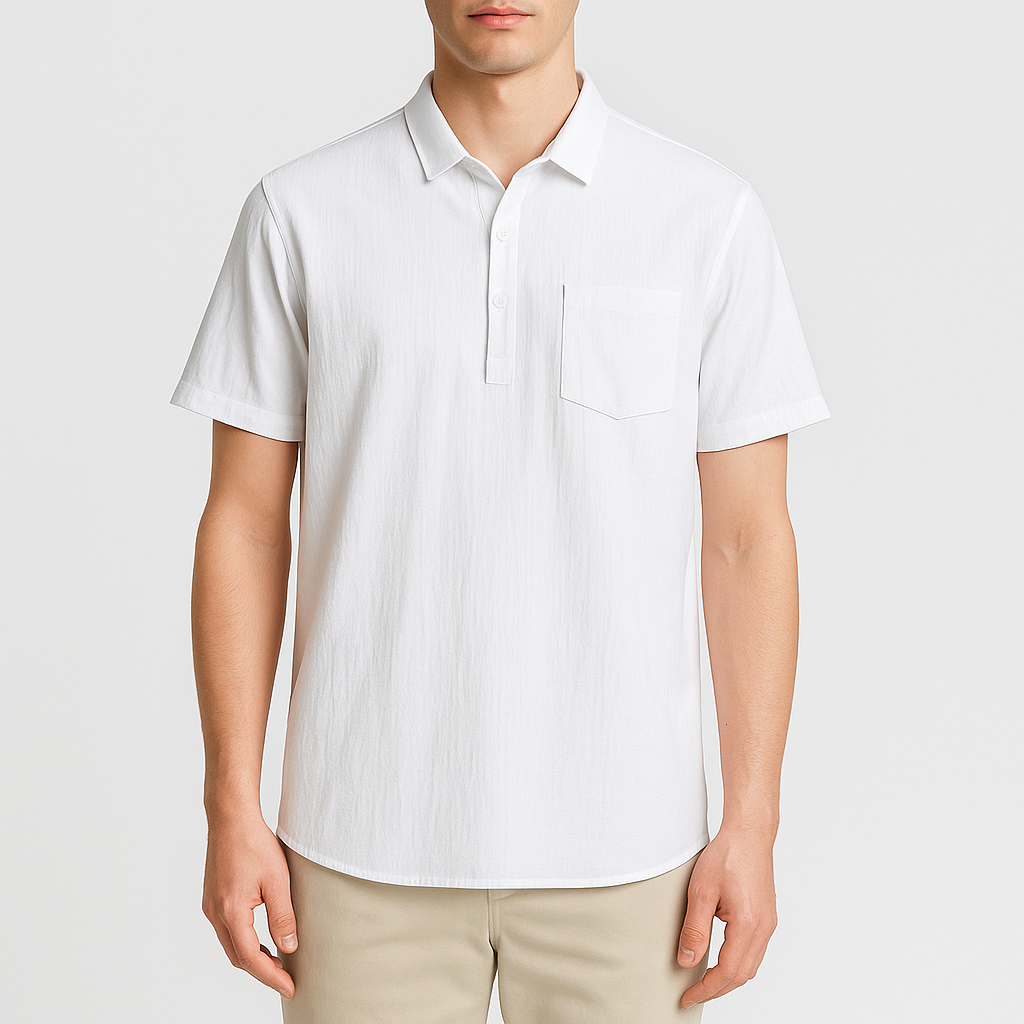 Marchmel | Homme Polo en Lin Classique