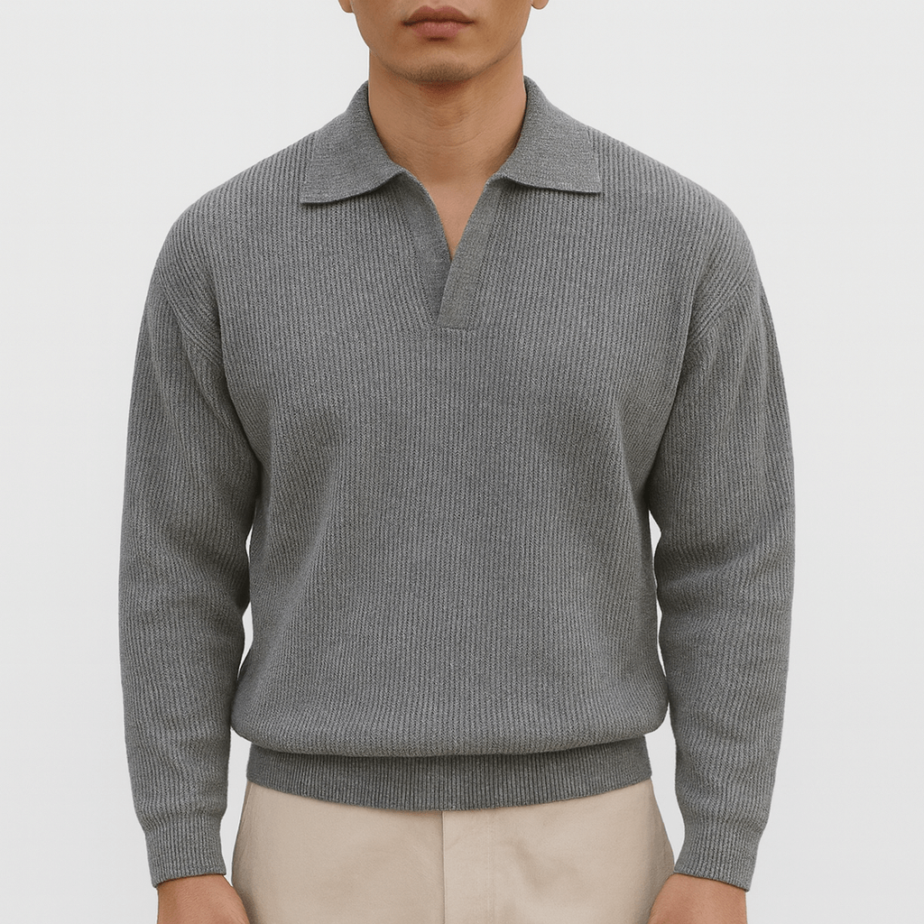 Marchmel | Homme Pull Polo en Tricot Waffle