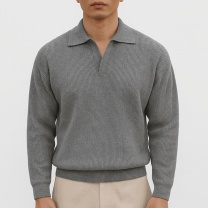 Marchmel | Homme Pull Polo en Tricot Waffle