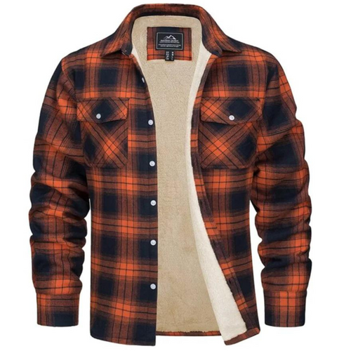 Marchmel | Homme Surchemise Doublée Sherpa à Carreaux Hiver