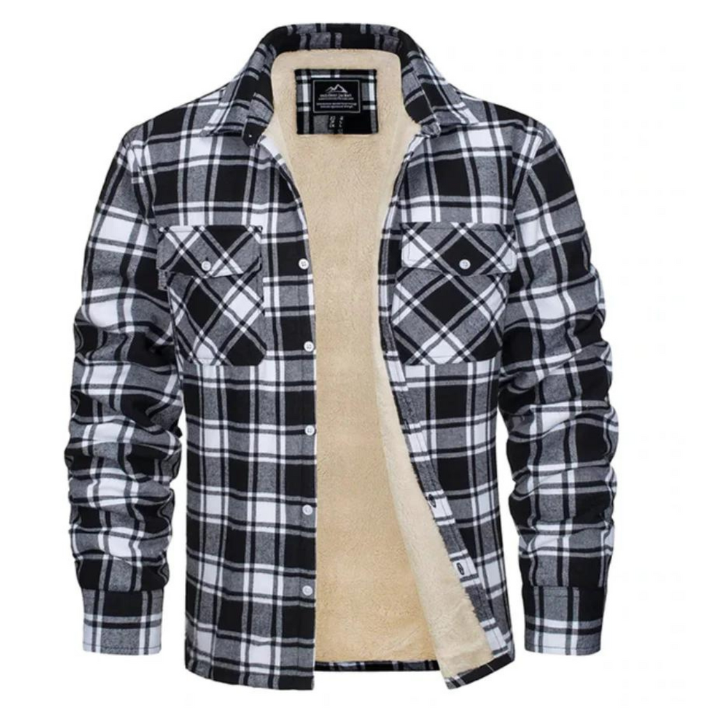 Marchmel | Homme Surchemise Doublée Sherpa à Carreaux Hiver