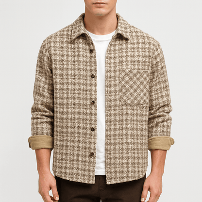 Marchmel | Homme Veste Chemise à Carreaux