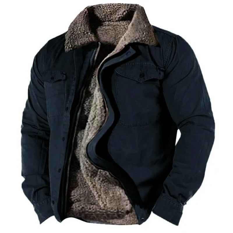 Marchmel | Homme Veste Hiver Doublée Sherpa Chaude