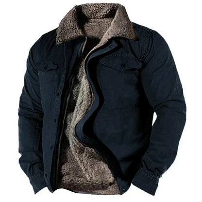 Marchmel | Homme Veste Hiver Doublée Sherpa Chaude