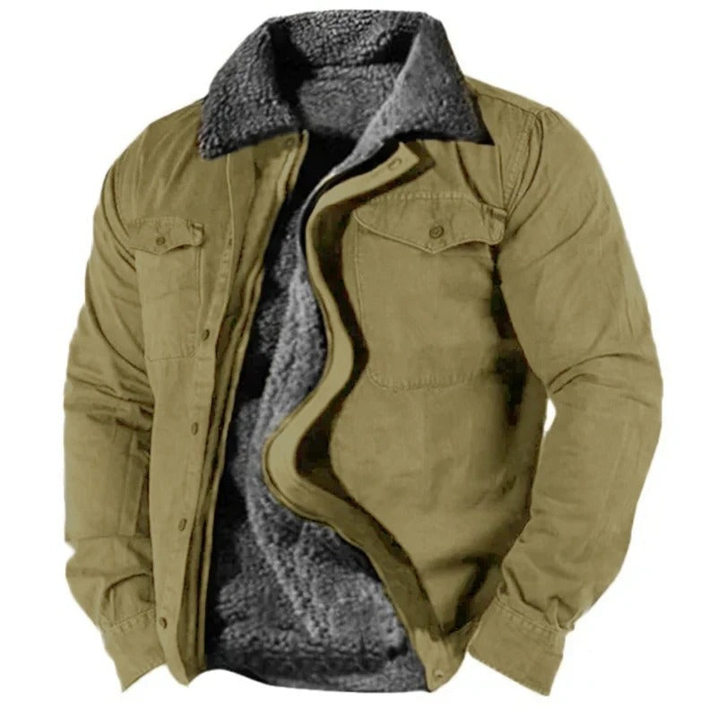 Marchmel | Homme Veste Hiver Doublée Sherpa Chaude