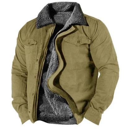 Marchmel | Homme Veste Hiver Doublée Sherpa Chaude