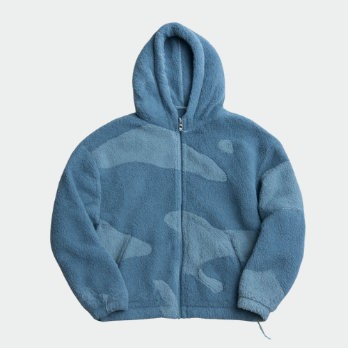 Marchmel | Homme Veste Polaire Zippée Hiver À Capuche Chaude