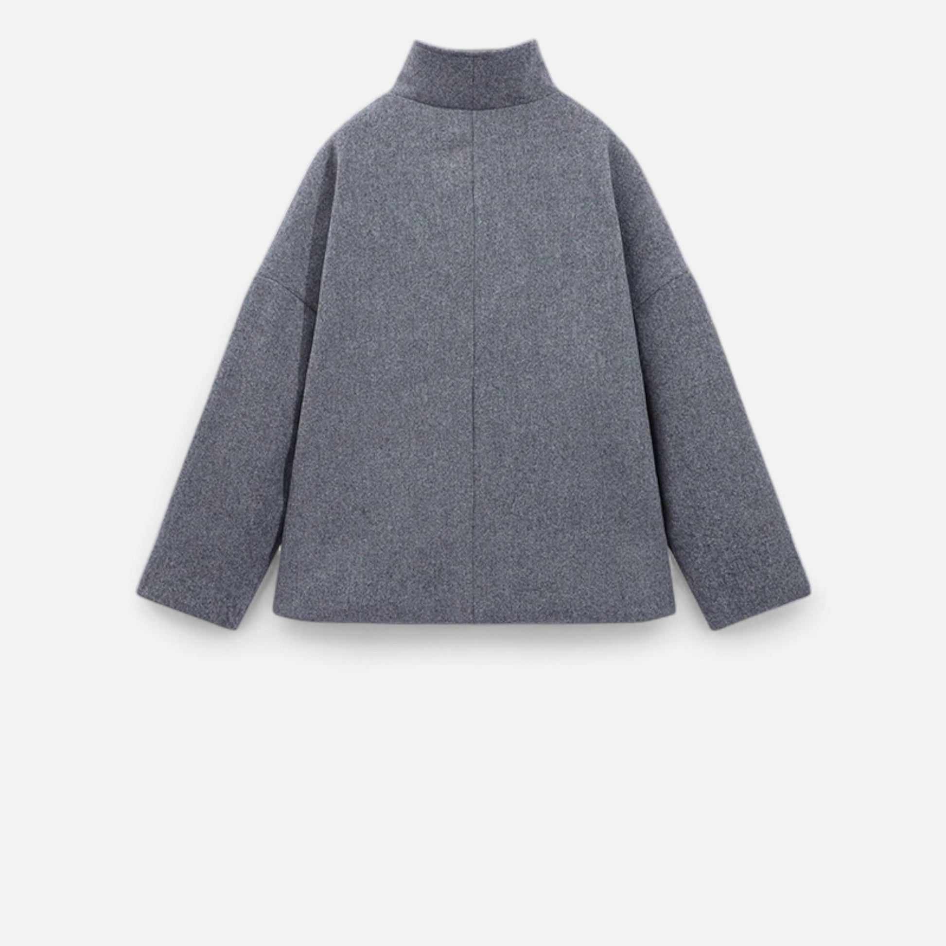 Marchmel | Manteau Court Femme Col Haut Chic