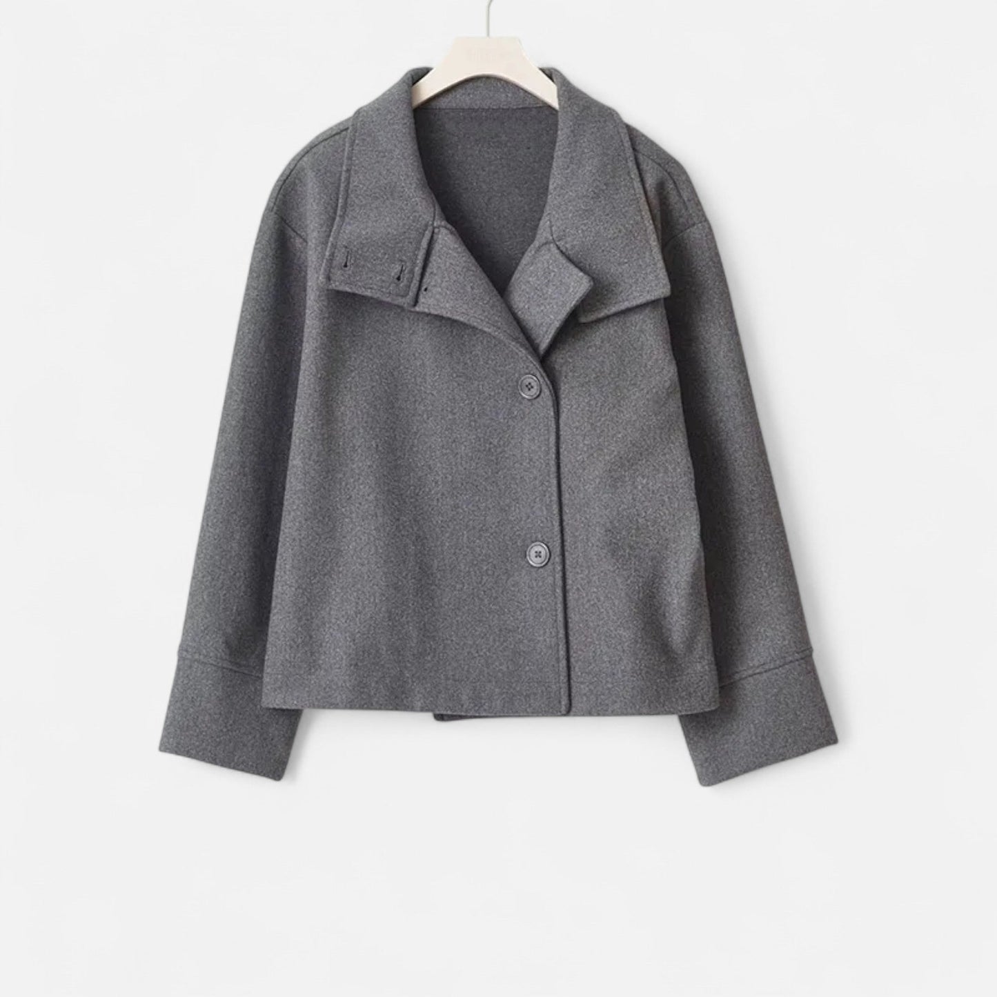Marchmel | Manteau Court Femme Col Haut Chic