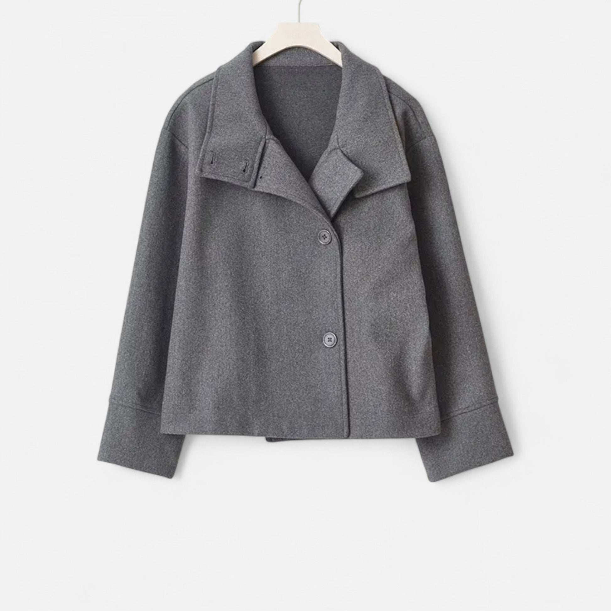 Marchmel | Manteau Court Femme Col Haut Chic