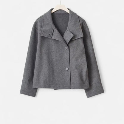 Marchmel | Manteau Court Femme Col Haut Chic