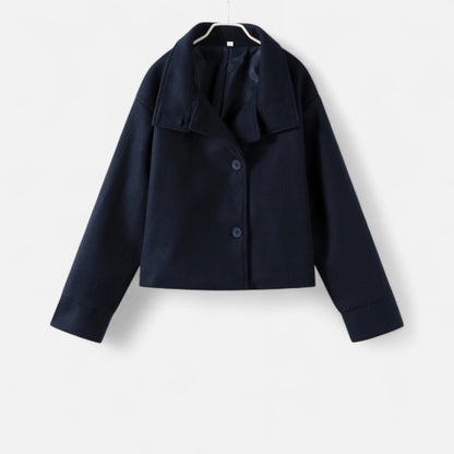 Marchmel | Manteau Court Femme Col Haut Chic