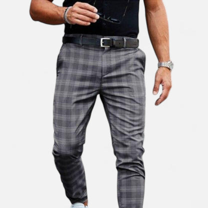 Marchmel | Pantalon Chino Homme à Carreaux Élégance Premium