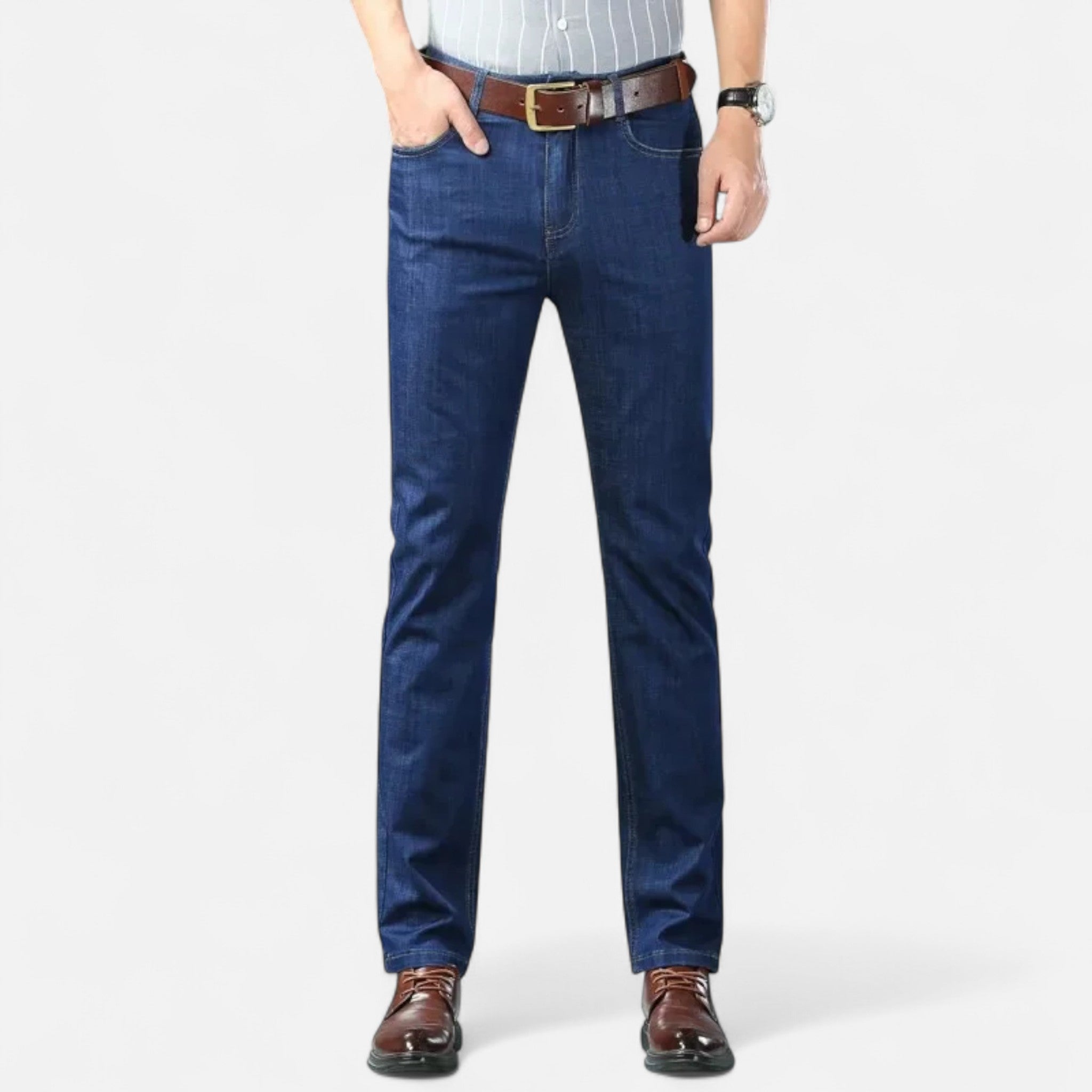 Marchmel | Pantalon Droit en Denim Léger