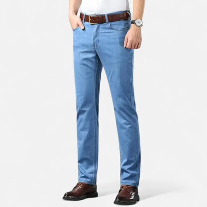 Marchmel | Pantalon Droit en Denim Léger