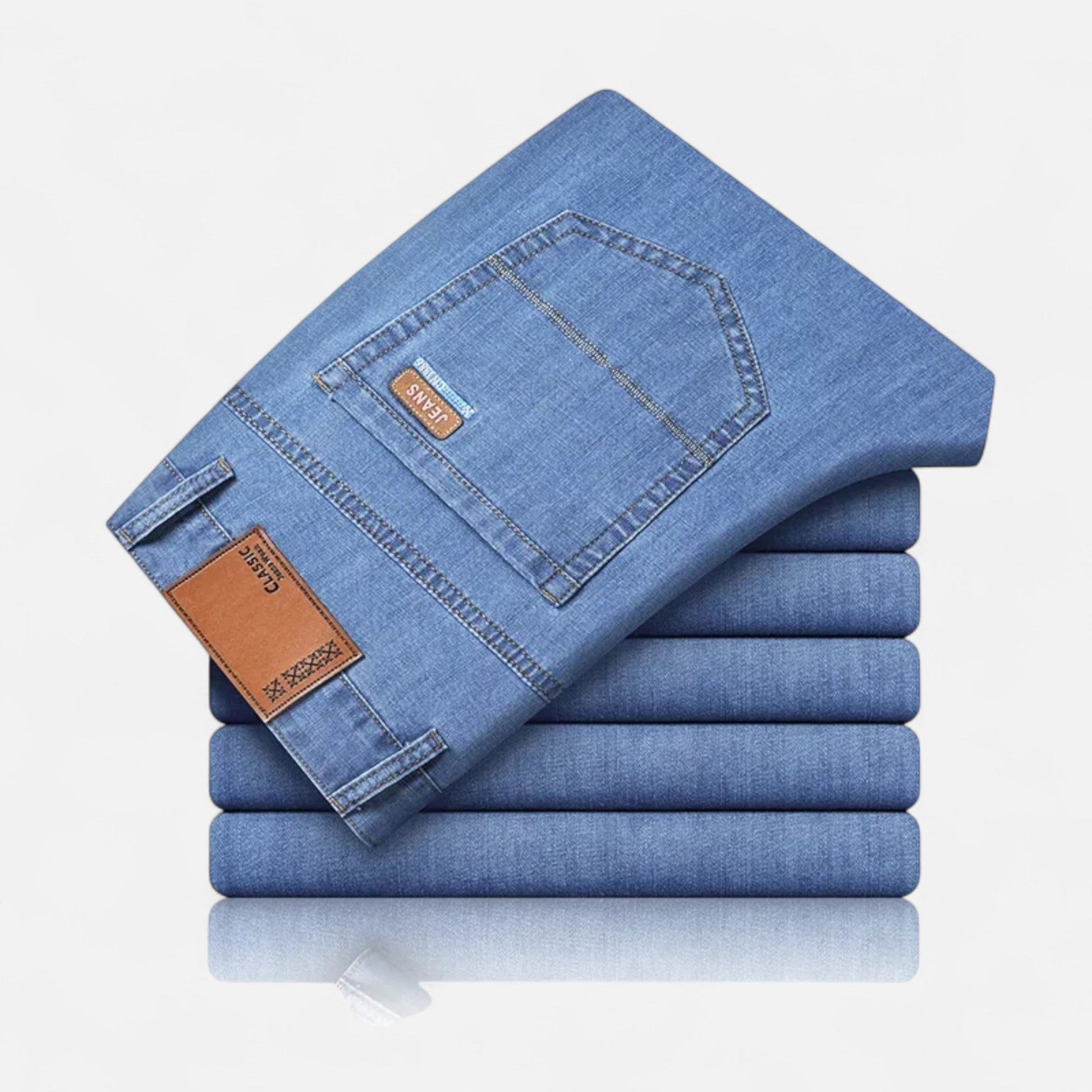 Marchmel | Pantalon Droit en Denim Léger