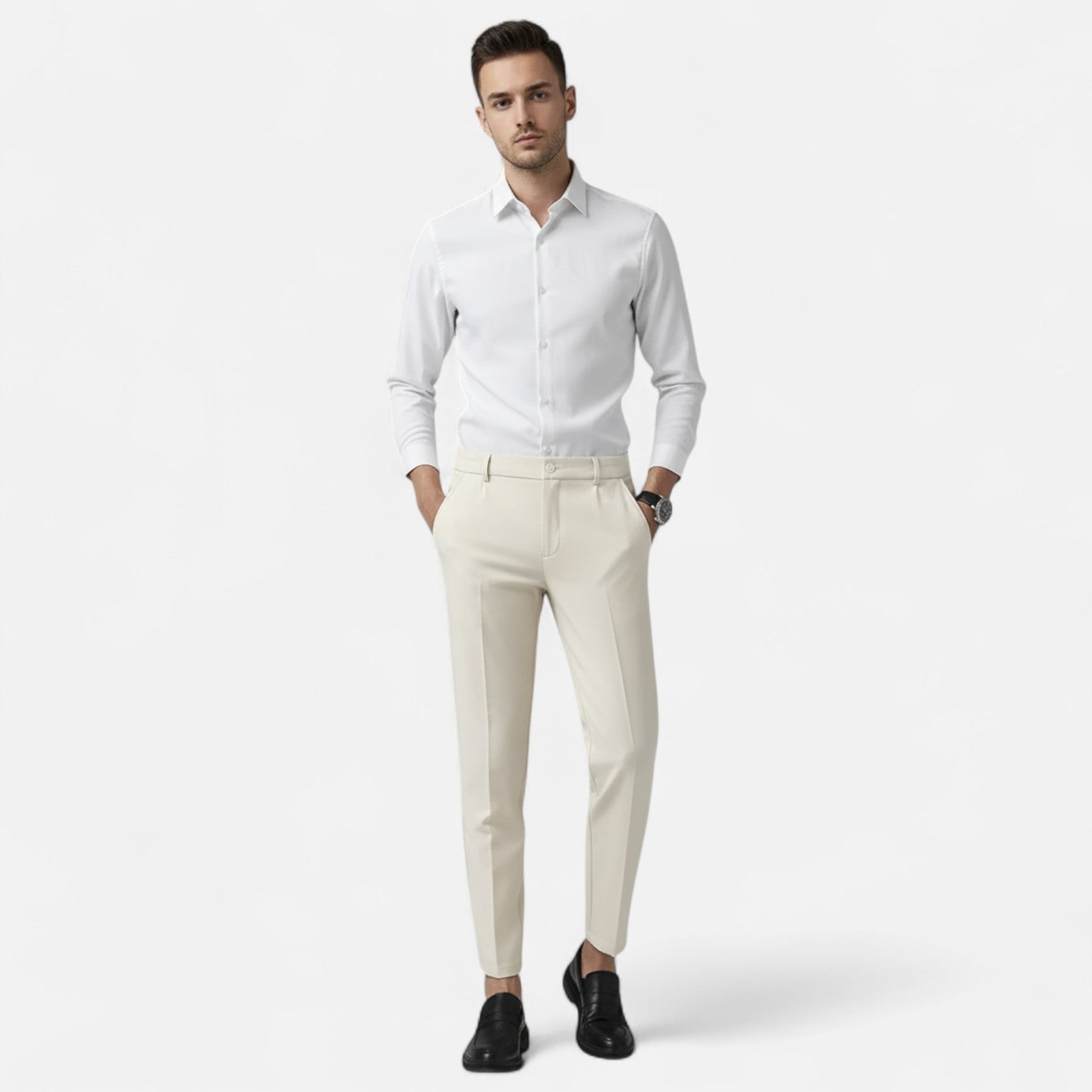 Marchmel | Pantalon Homme Augusto Stretch Élégance Premium
