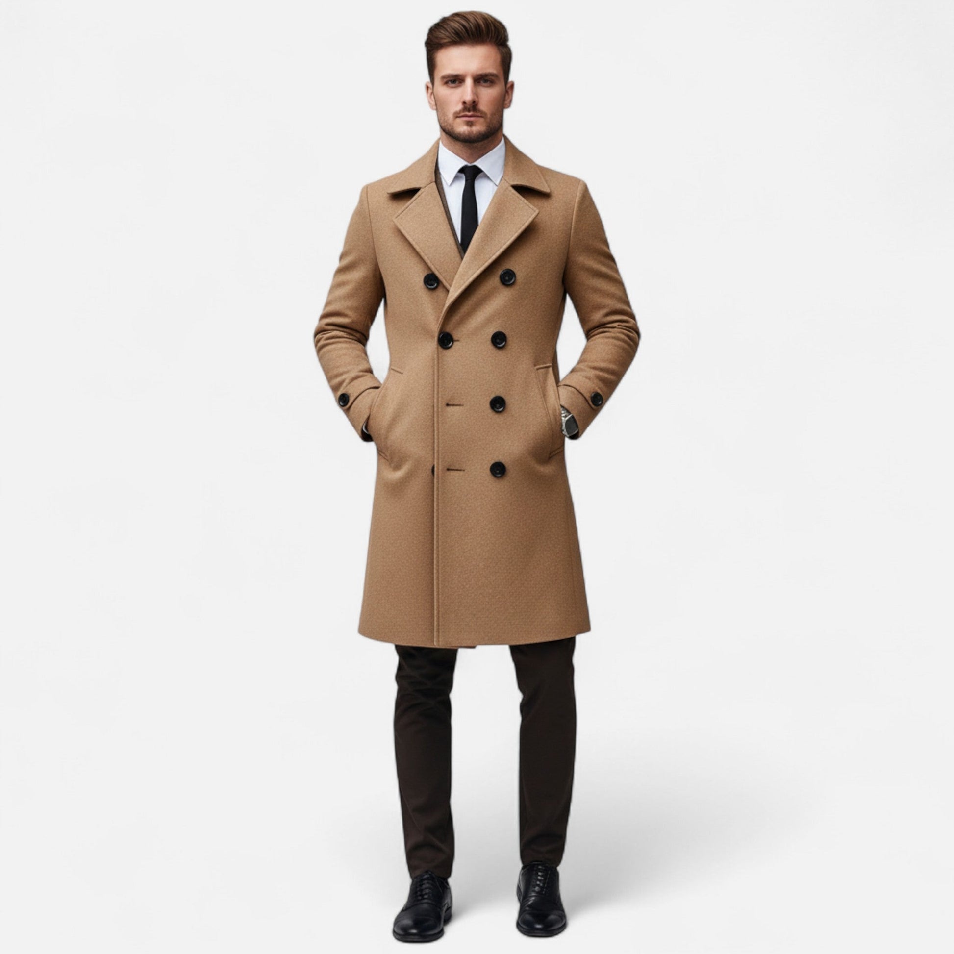 Marchmel | Pardessus Homme Long Double Boutonnage