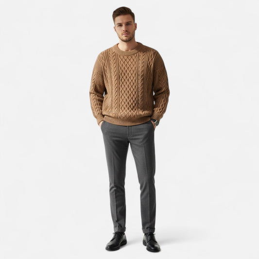 Marchmel | Pull Homme Classique en Laine Premium