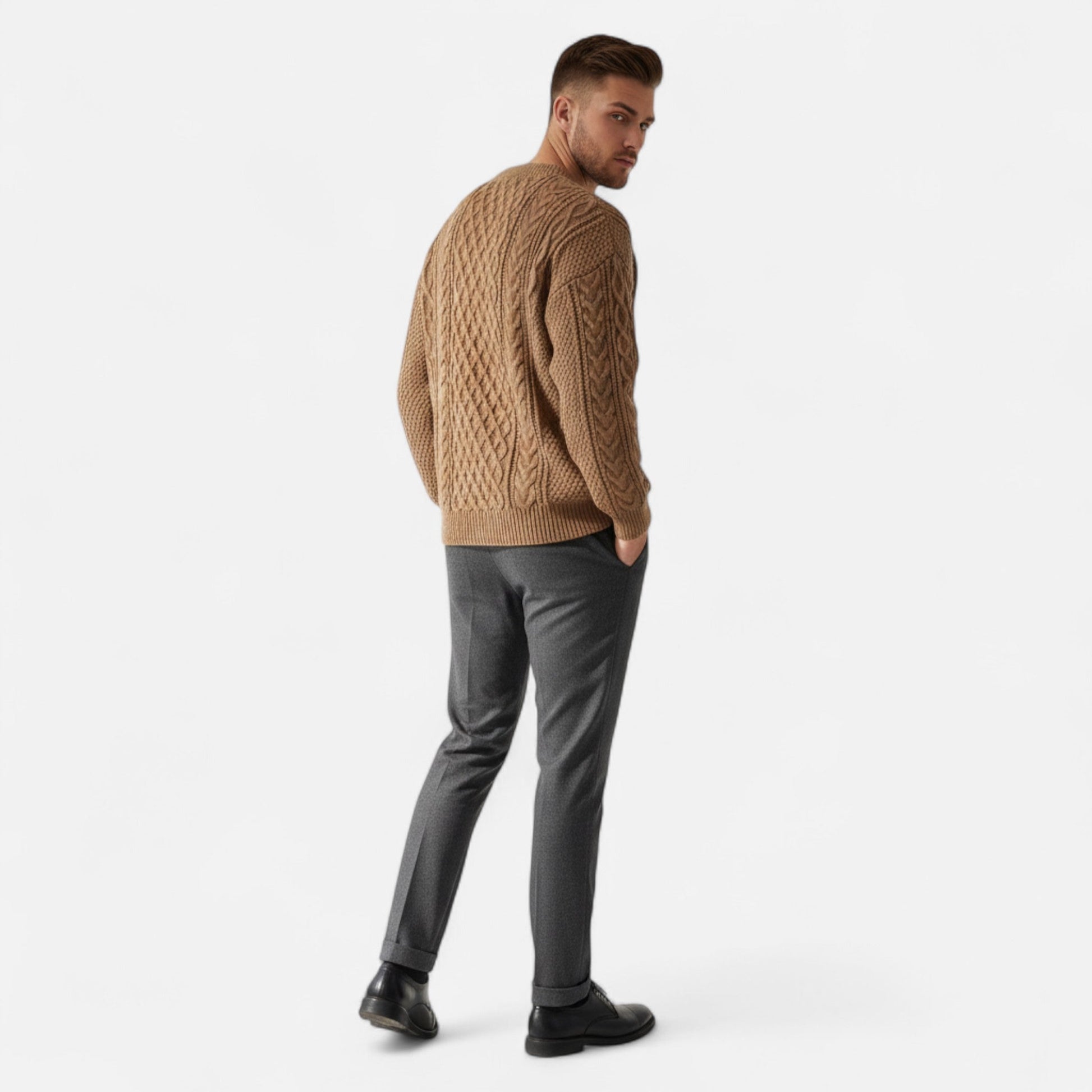 Marchmel | Pull Homme Classique en Laine Premium