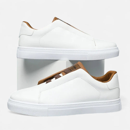 Marchmel | Sneakers Homme en Cuir Sans Lacets Premium