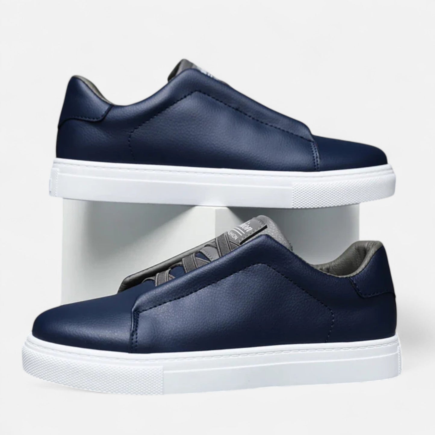 Marchmel | Sneakers Homme en Cuir Sans Lacets Premium