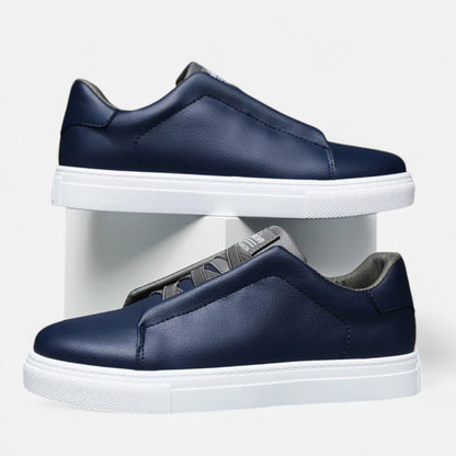 Marchmel | Sneakers Homme en Cuir Sans Lacets Premium