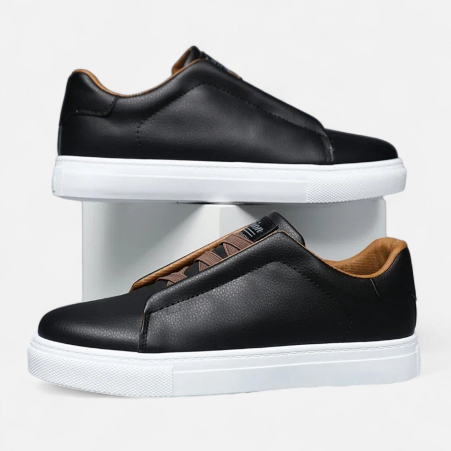 Marchmel | Sneakers Homme en Cuir Sans Lacets Premium