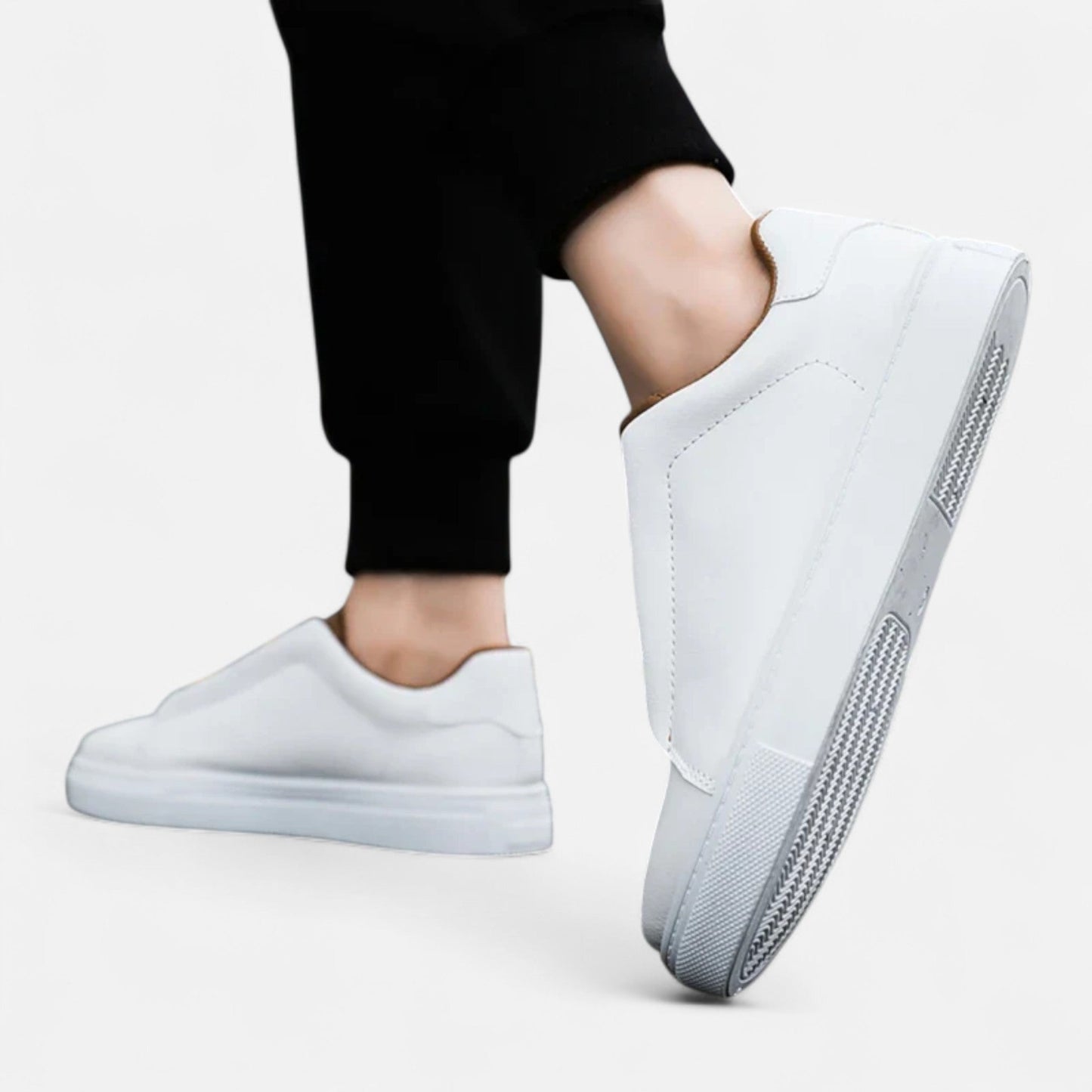 Marchmel | Sneakers Homme en Cuir Sans Lacets Premium