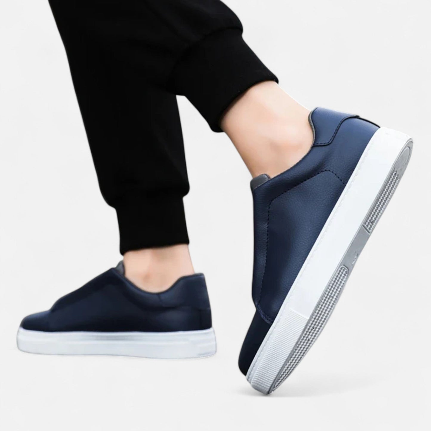 Marchmel | Sneakers Homme en Cuir Sans Lacets Premium