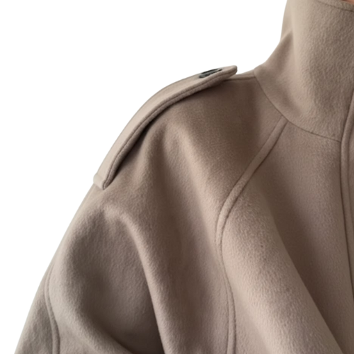 Marchmel | Veste Femme Élégante en Laine à Col Montant