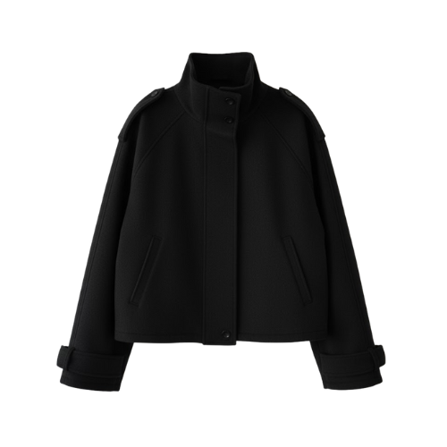 Marchmel | Veste Femme Élégante en Laine à Col Montant