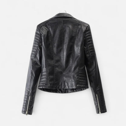 Marchmel | Veste Femme Intemporelle en Cuir Design Biker
