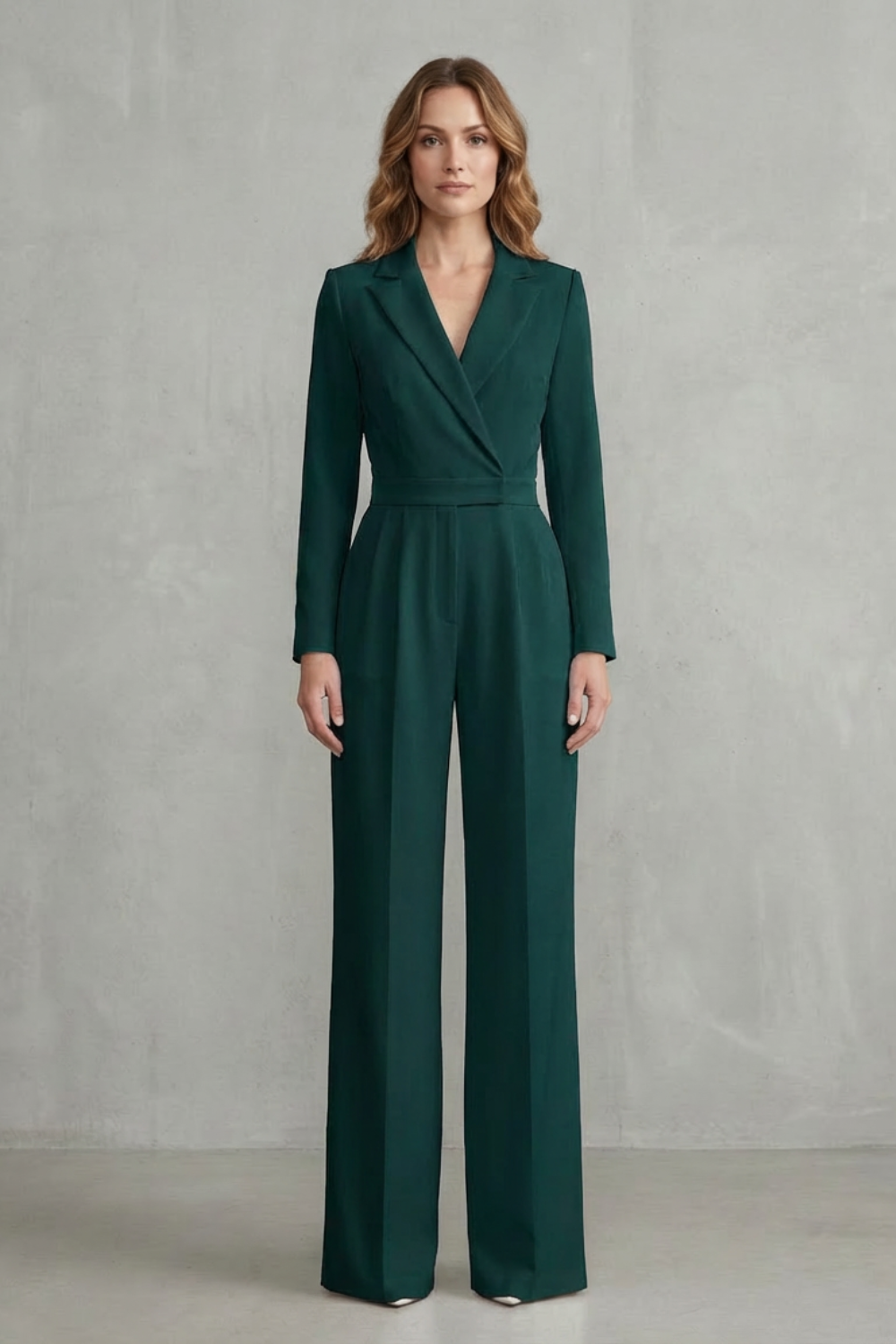 Marchmel | Femme Combinaison mi-taille à col en biais – Combinaison élégante pour les trajets