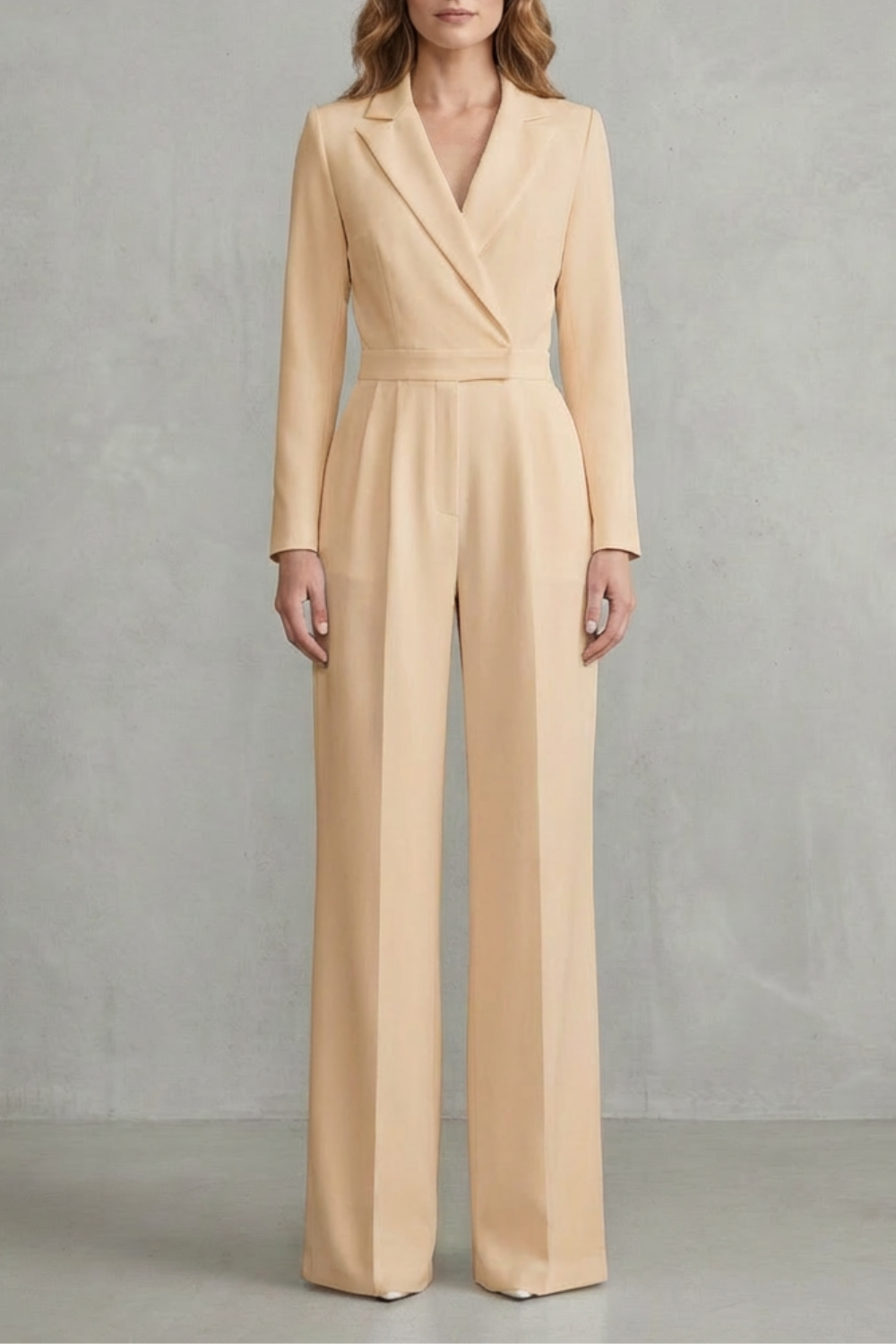 Marchmel | Femme Combinaison mi-taille à col en biais – Combinaison élégante pour les trajets