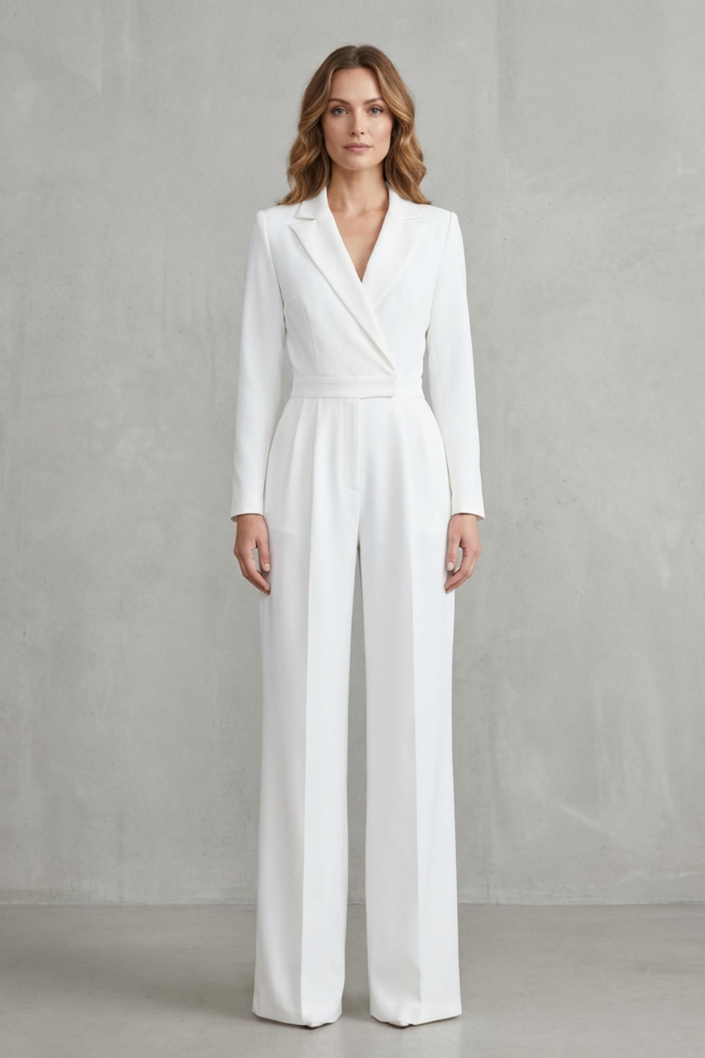 Marchmel | Femme Combinaison mi-taille à col en biais – Combinaison élégante pour les trajets