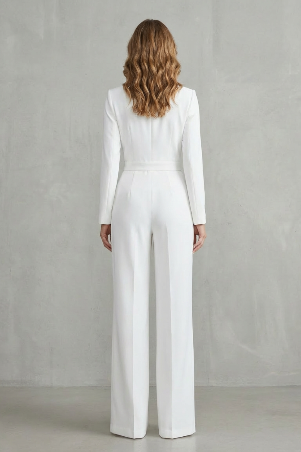Marchmel | Femme Combinaison mi-taille à col en biais – Combinaison élégante pour les trajets