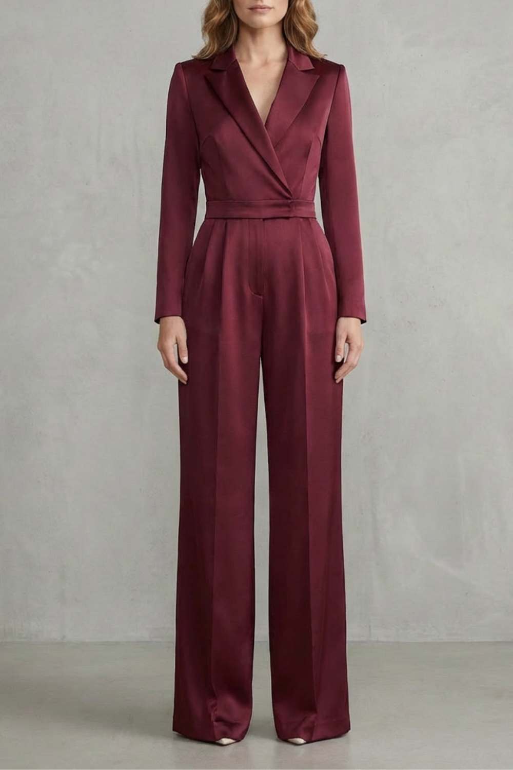 Marchmel | Femme Combinaison mi-taille à col en biais – Combinaison élégante pour les trajets