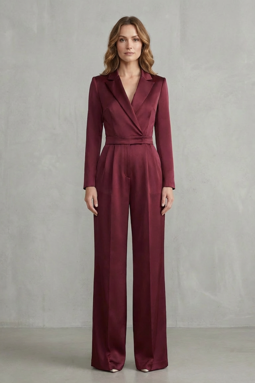 Marchmel | Femme Combinaison mi-taille à col en biais – Combinaison élégante pour les trajets