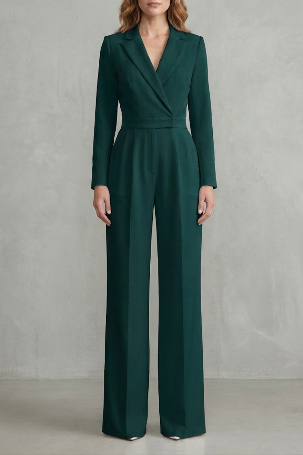 Marchmel | Femme Combinaison mi-taille à col en biais – Combinaison élégante pour les trajets
