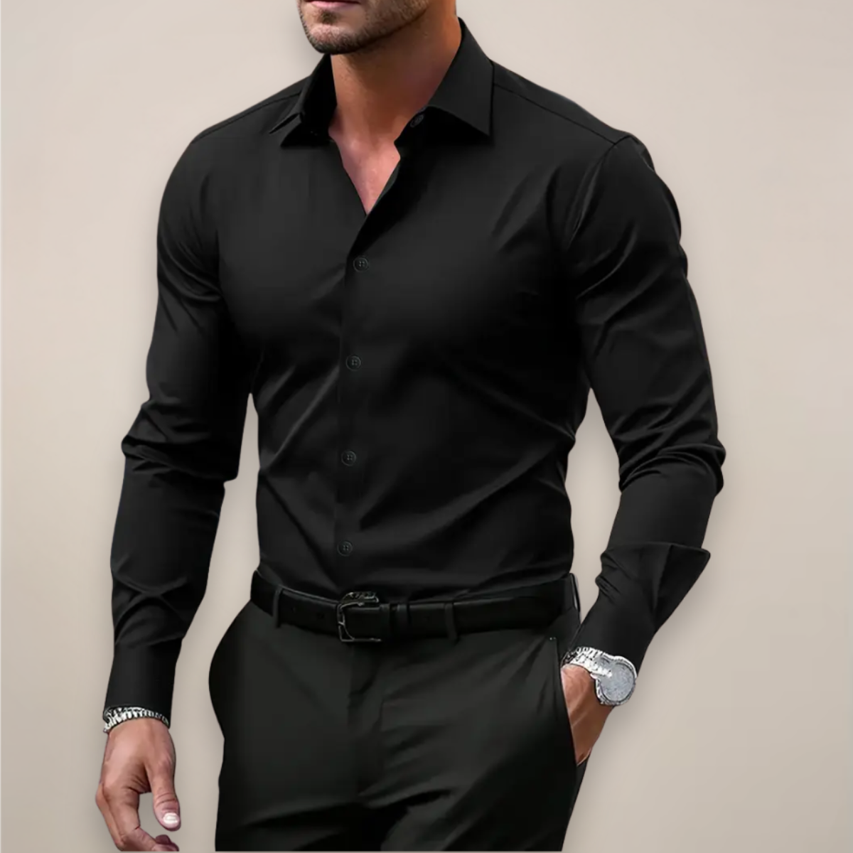 Marchmel | Camicia slim elegante primaverile da uomo