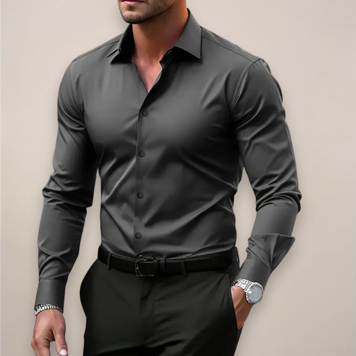Marchmel | Camicia slim elegante primaverile da uomo