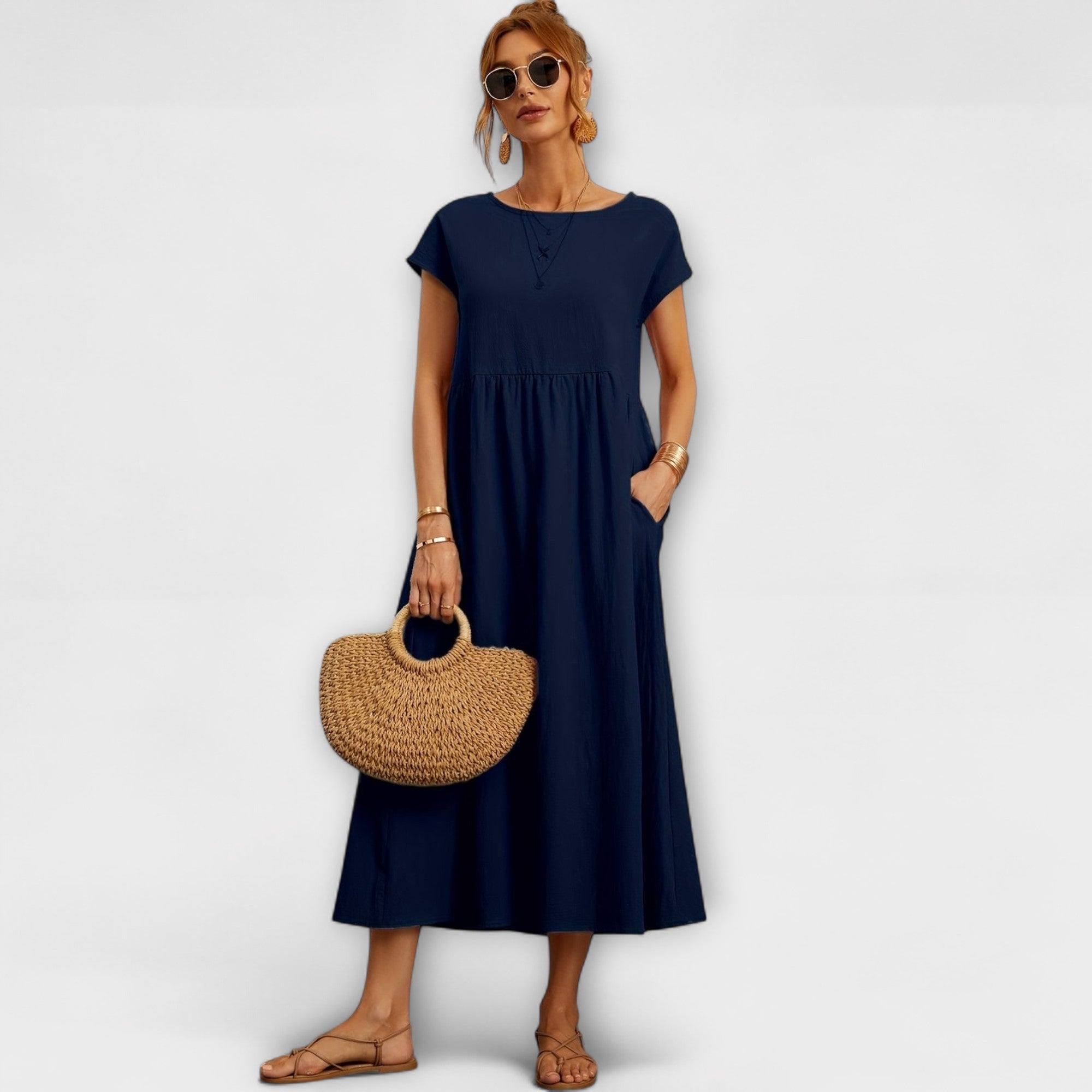 Marchmel | Femme Robe Douce et Fluide