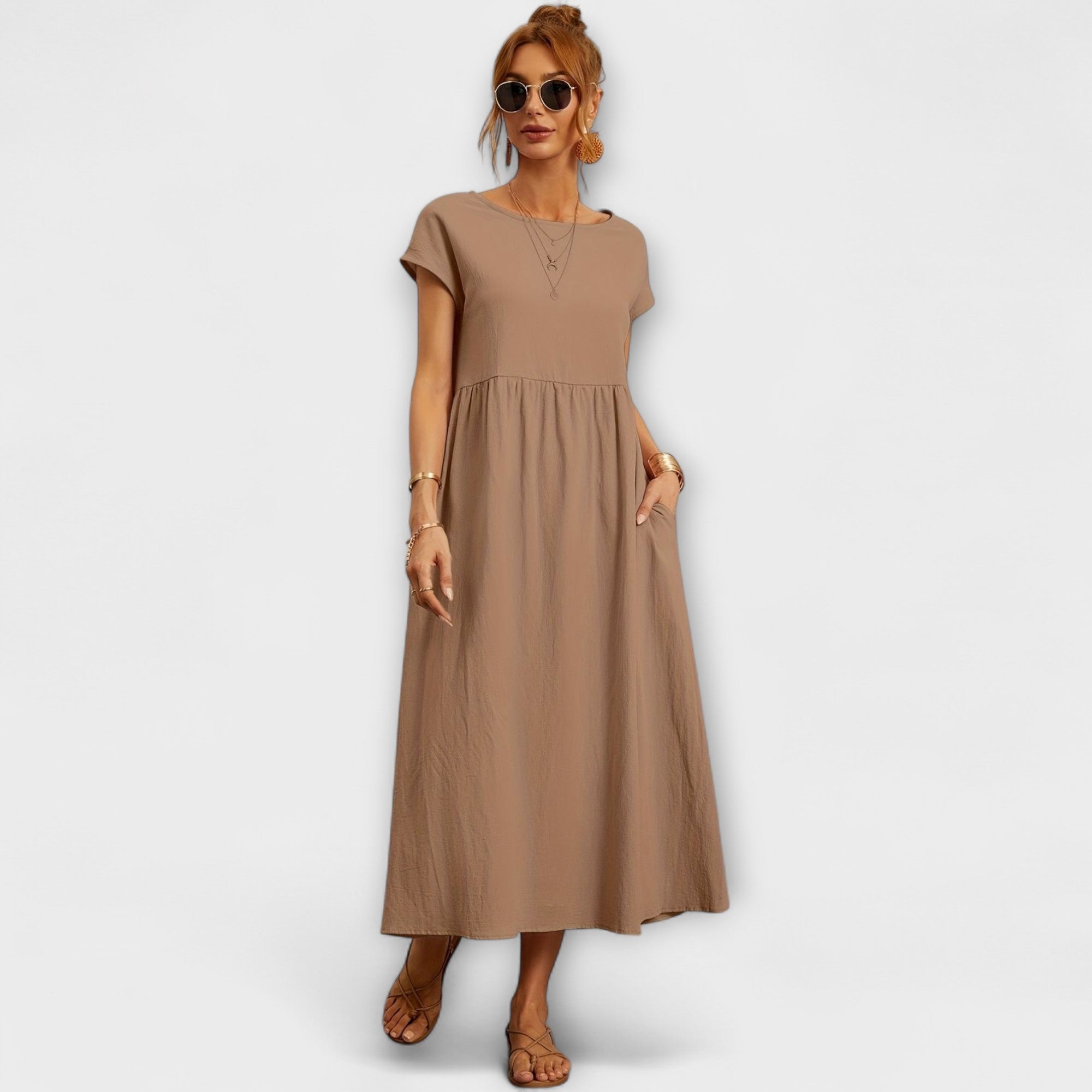 Marchmel | Femme Robe Douce et Fluide
