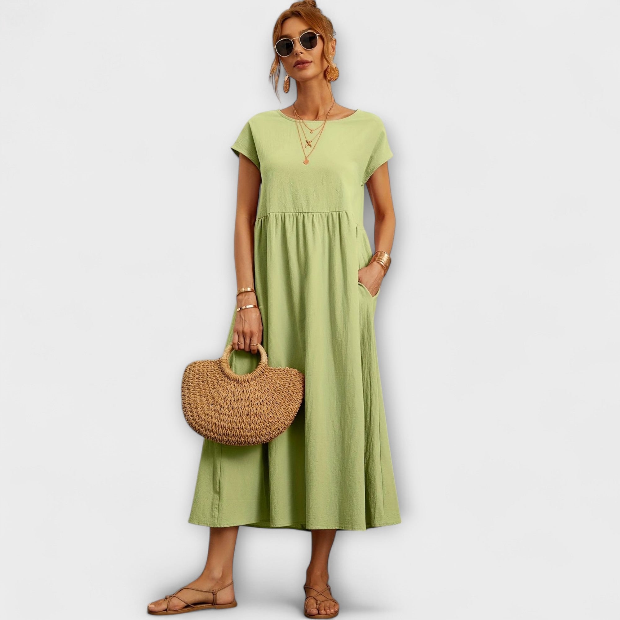 Marchmel | Femme Robe Douce et Fluide