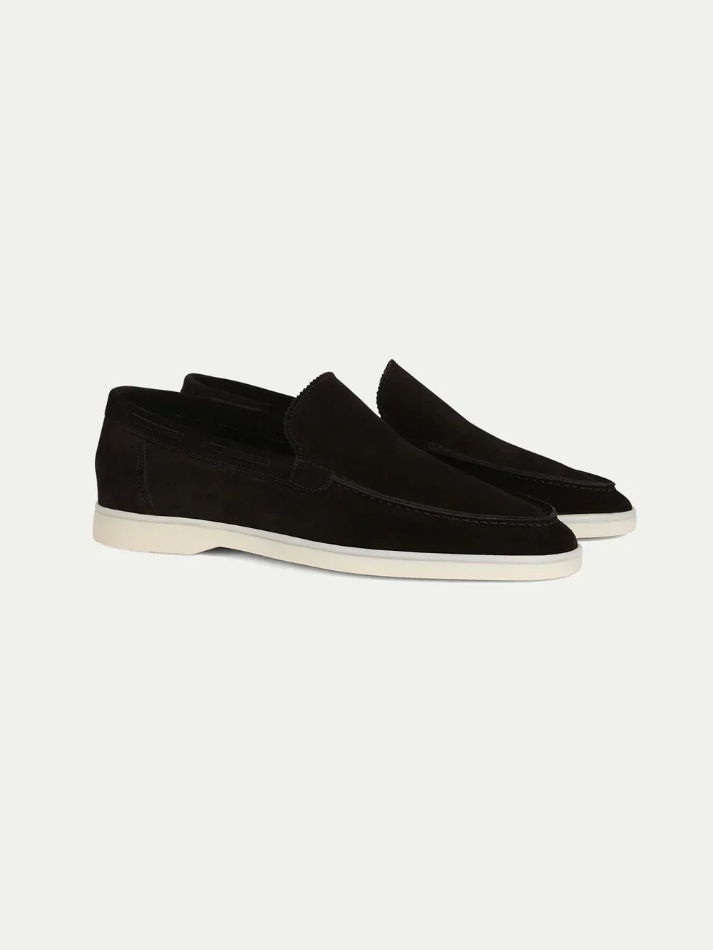 Mocassin Classique en Suède Noir