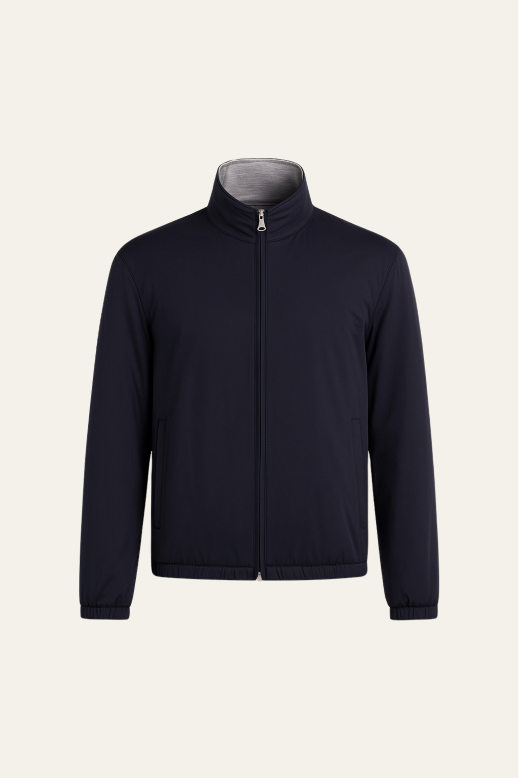 Veste Bomber Réversible Marine