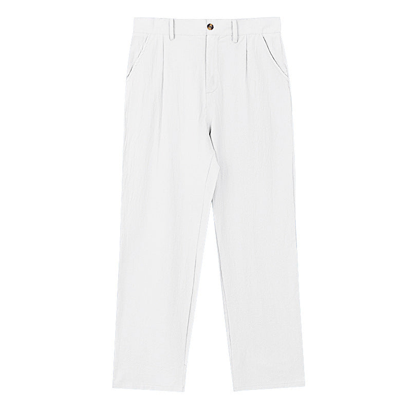 Marchmel | PANTALONS EN LIN À JAMBES LARGES