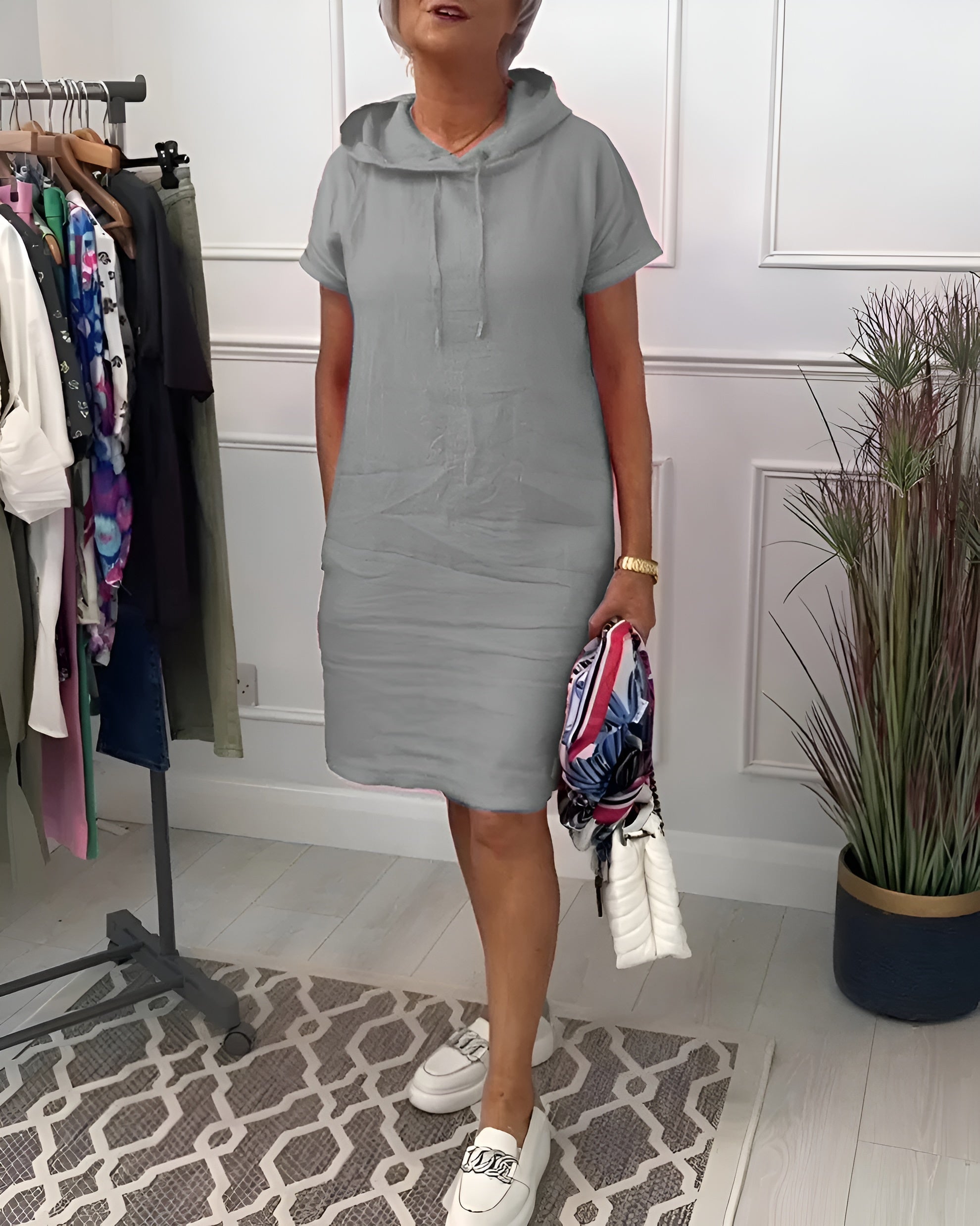 Marchmel | Donna Abito con Cappuccio Casual